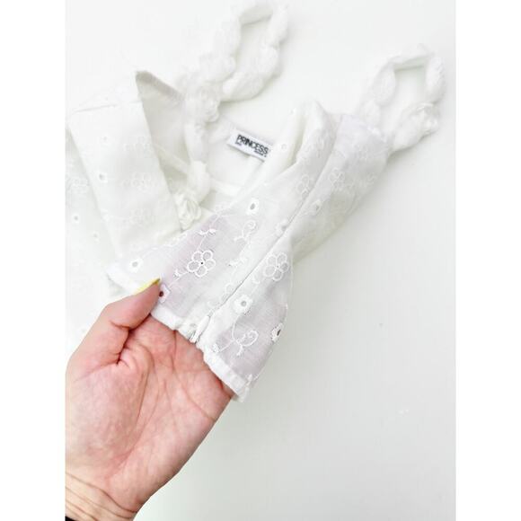 Princess polly franka white floral tank- size 0 - Picture 5 of 6